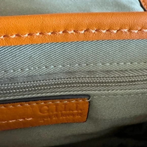 GILI Orange and Linen crossover bag.  Brand new - Picture 5 of 8